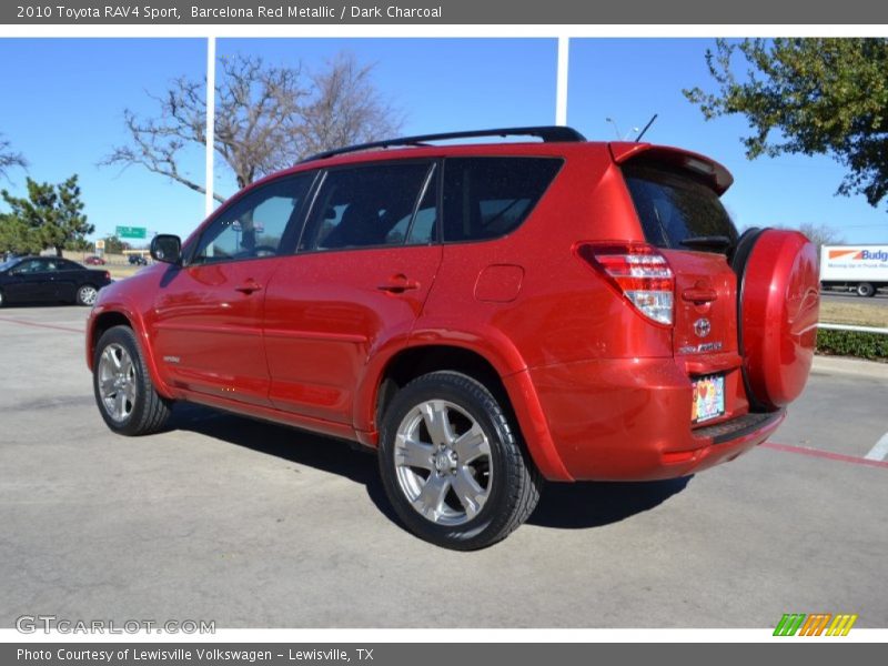 Barcelona Red Metallic / Dark Charcoal 2010 Toyota RAV4 Sport