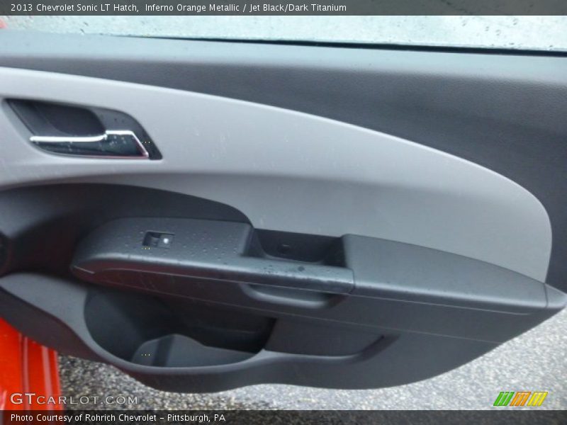 Inferno Orange Metallic / Jet Black/Dark Titanium 2013 Chevrolet Sonic LT Hatch