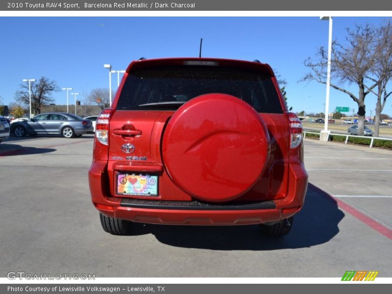Barcelona Red Metallic / Dark Charcoal 2010 Toyota RAV4 Sport