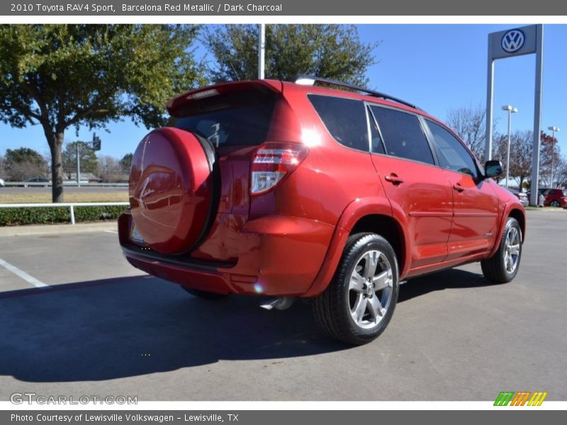 Barcelona Red Metallic / Dark Charcoal 2010 Toyota RAV4 Sport