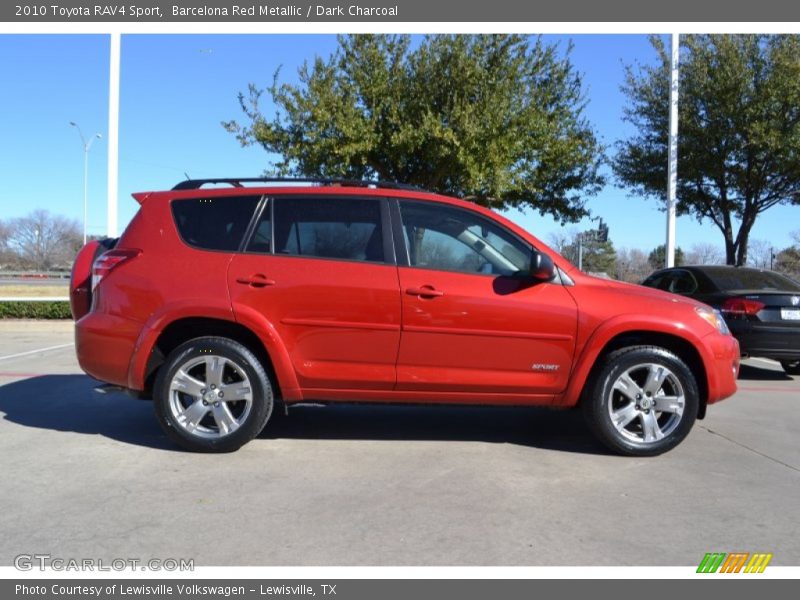 Barcelona Red Metallic / Dark Charcoal 2010 Toyota RAV4 Sport