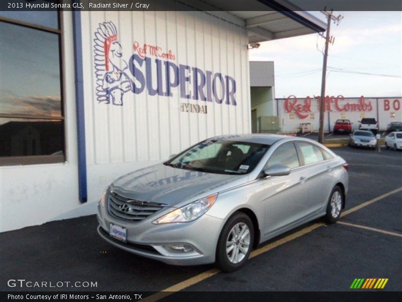 Radiant Silver / Gray 2013 Hyundai Sonata GLS