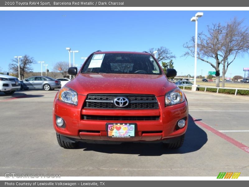 Barcelona Red Metallic / Dark Charcoal 2010 Toyota RAV4 Sport