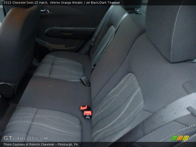 Inferno Orange Metallic / Jet Black/Dark Titanium 2013 Chevrolet Sonic LT Hatch