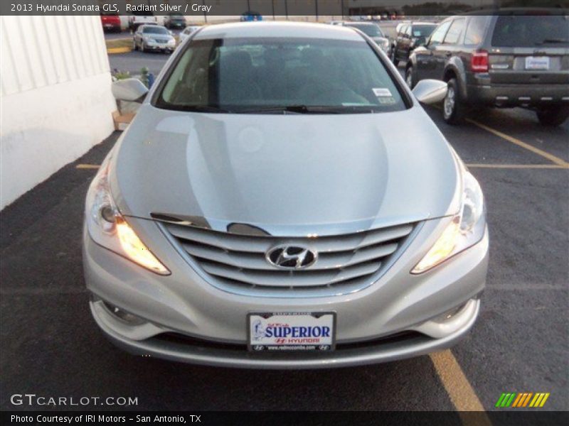 Radiant Silver / Gray 2013 Hyundai Sonata GLS
