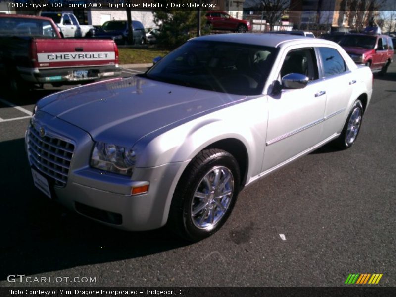 Bright Silver Metallic / Dark Slate Gray 2010 Chrysler 300 Touring AWD