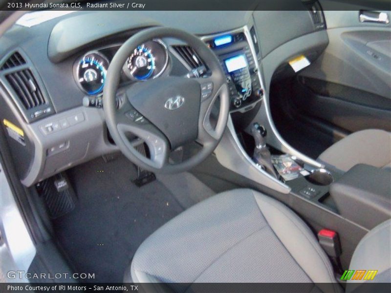Radiant Silver / Gray 2013 Hyundai Sonata GLS