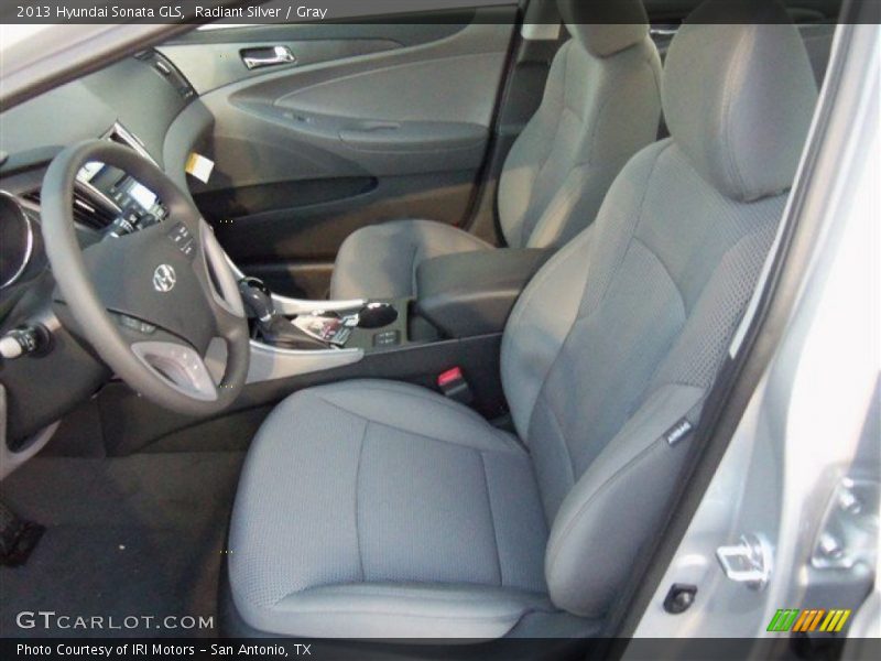Radiant Silver / Gray 2013 Hyundai Sonata GLS