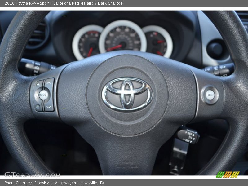 Barcelona Red Metallic / Dark Charcoal 2010 Toyota RAV4 Sport