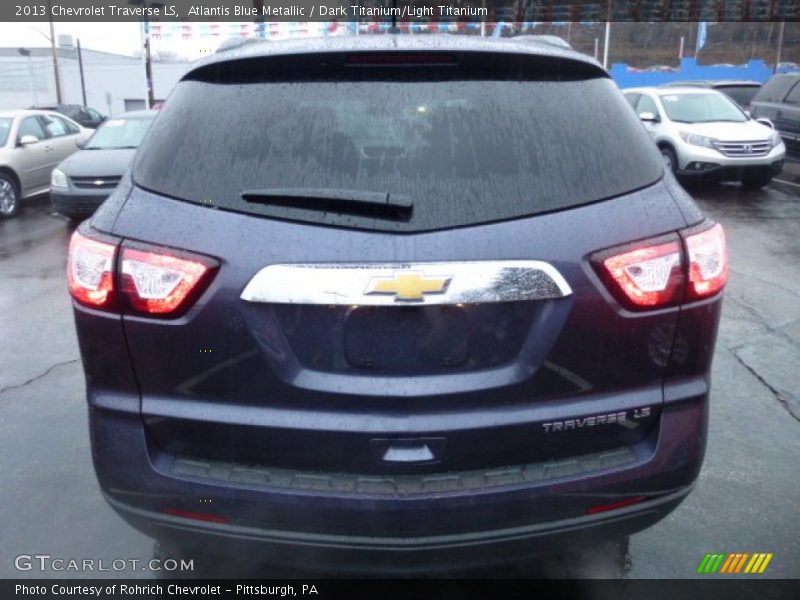 Atlantis Blue Metallic / Dark Titanium/Light Titanium 2013 Chevrolet Traverse LS