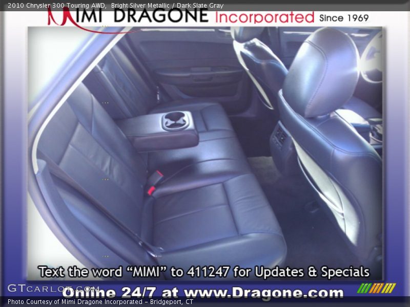 Bright Silver Metallic / Dark Slate Gray 2010 Chrysler 300 Touring AWD