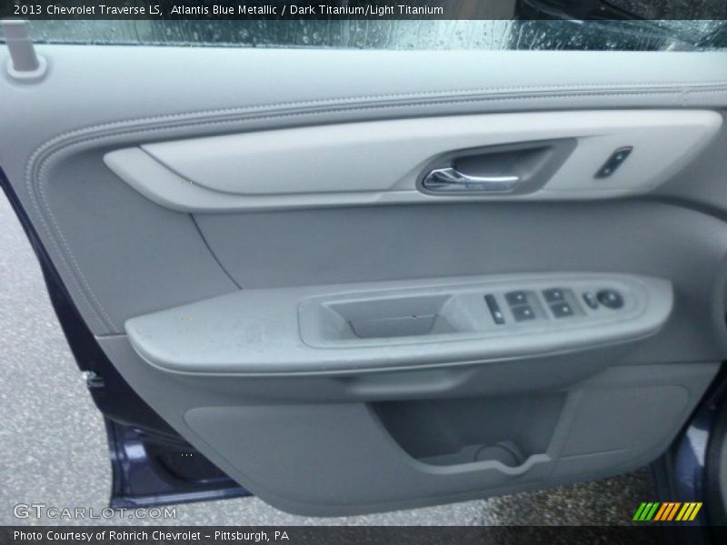 Atlantis Blue Metallic / Dark Titanium/Light Titanium 2013 Chevrolet Traverse LS