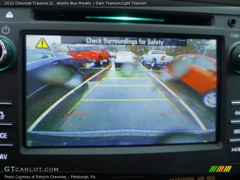 Atlantis Blue Metallic / Dark Titanium/Light Titanium 2013 Chevrolet Traverse LS