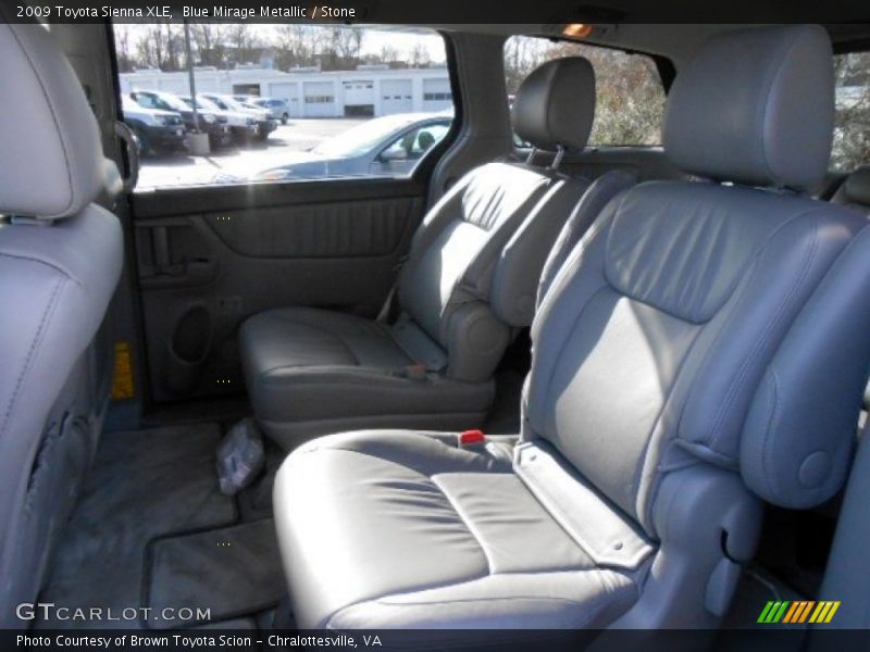 Blue Mirage Metallic / Stone 2009 Toyota Sienna XLE