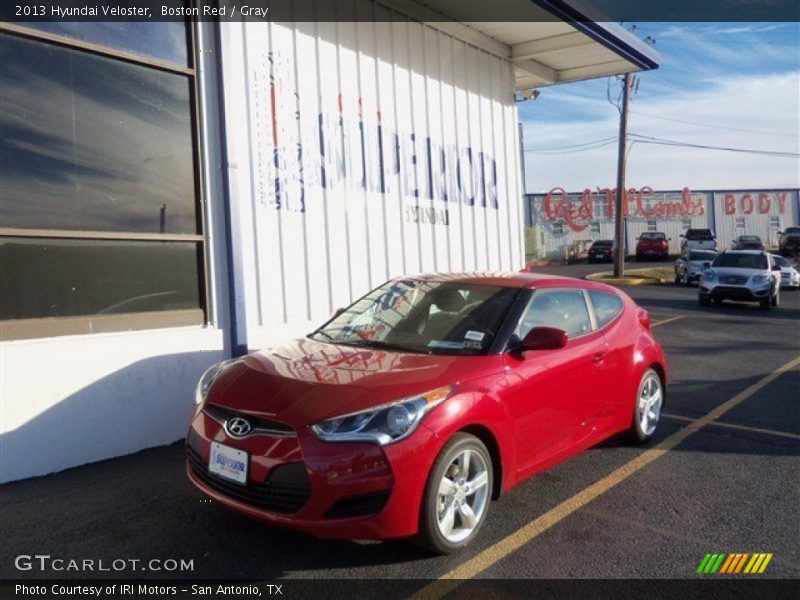 Boston Red / Gray 2013 Hyundai Veloster