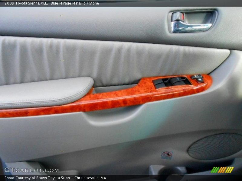 Blue Mirage Metallic / Stone 2009 Toyota Sienna XLE