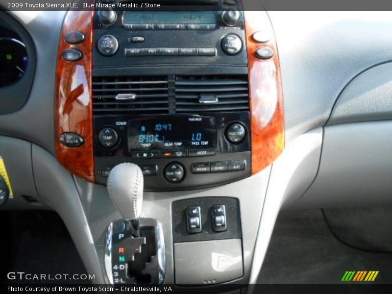 Blue Mirage Metallic / Stone 2009 Toyota Sienna XLE