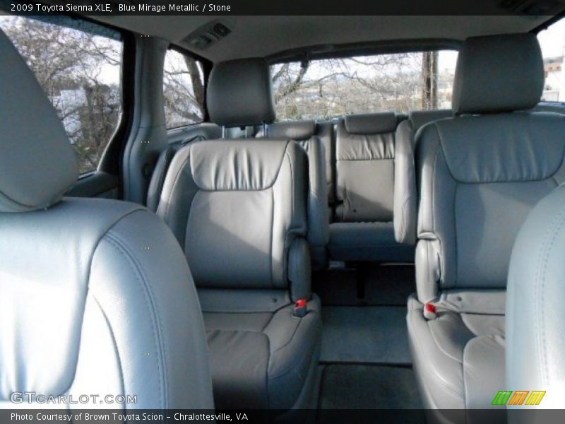 Blue Mirage Metallic / Stone 2009 Toyota Sienna XLE