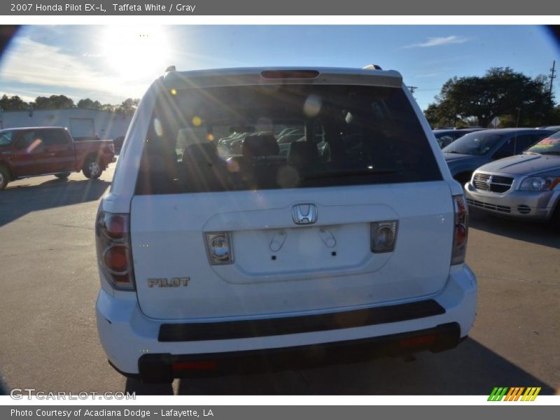 Taffeta White / Gray 2007 Honda Pilot EX-L