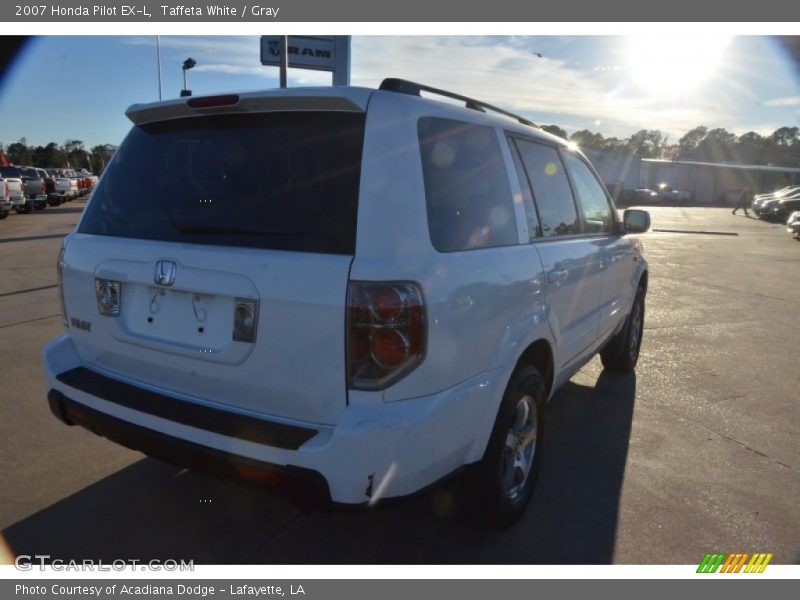 Taffeta White / Gray 2007 Honda Pilot EX-L