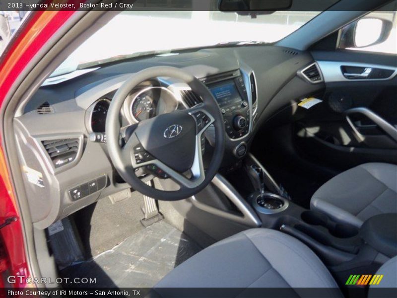 Boston Red / Gray 2013 Hyundai Veloster