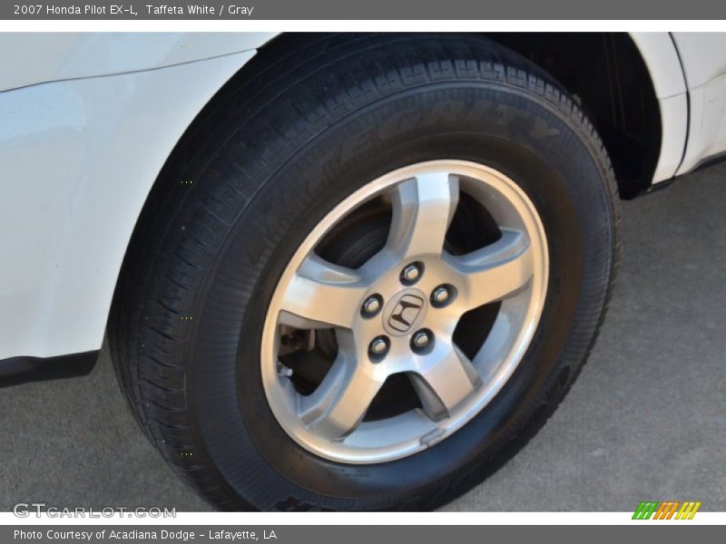 Taffeta White / Gray 2007 Honda Pilot EX-L