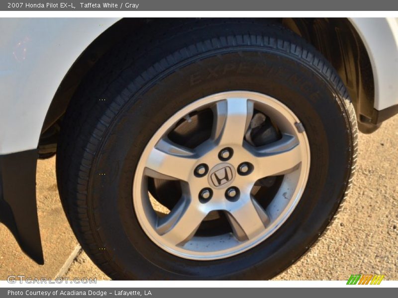 Taffeta White / Gray 2007 Honda Pilot EX-L