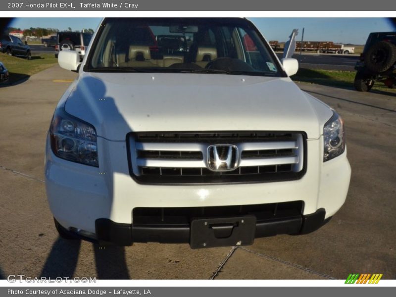 Taffeta White / Gray 2007 Honda Pilot EX-L