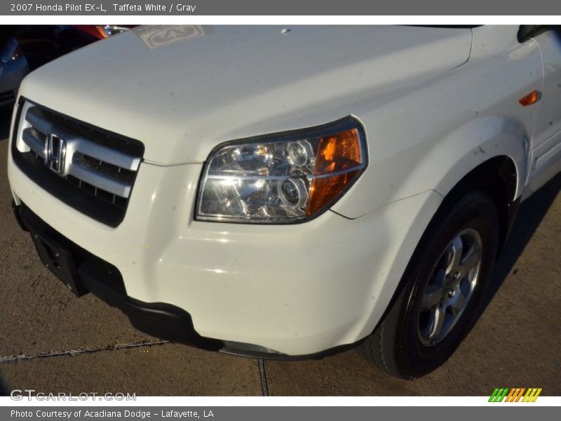 Taffeta White / Gray 2007 Honda Pilot EX-L