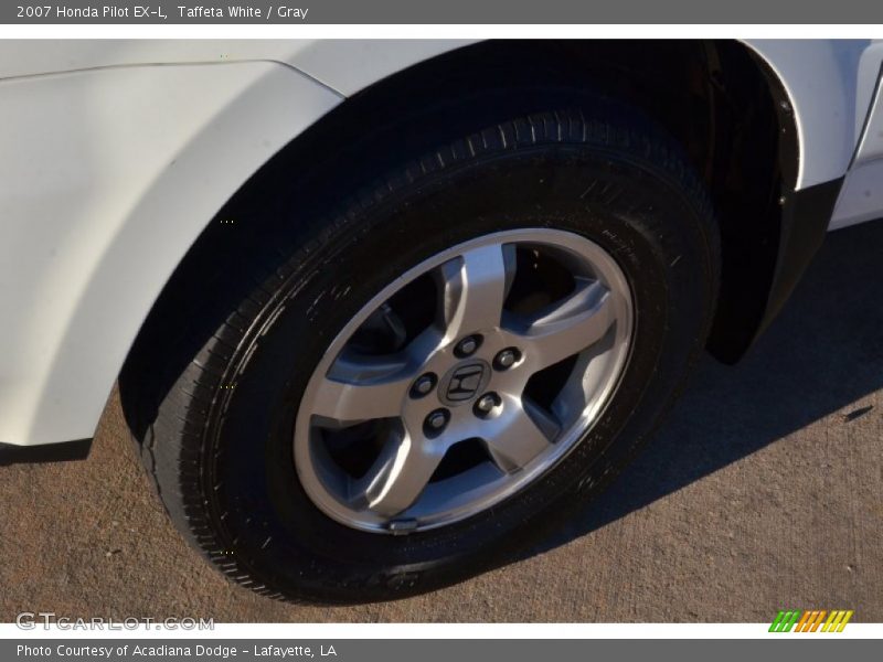 Taffeta White / Gray 2007 Honda Pilot EX-L