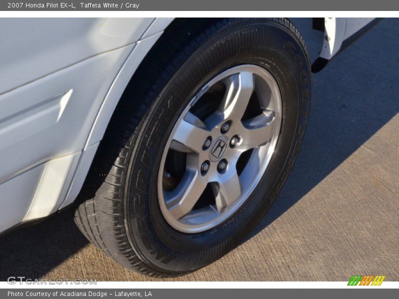 Taffeta White / Gray 2007 Honda Pilot EX-L