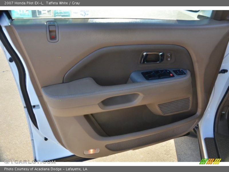 Taffeta White / Gray 2007 Honda Pilot EX-L