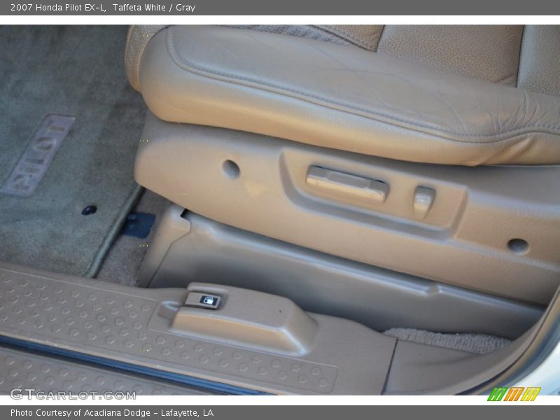 Taffeta White / Gray 2007 Honda Pilot EX-L