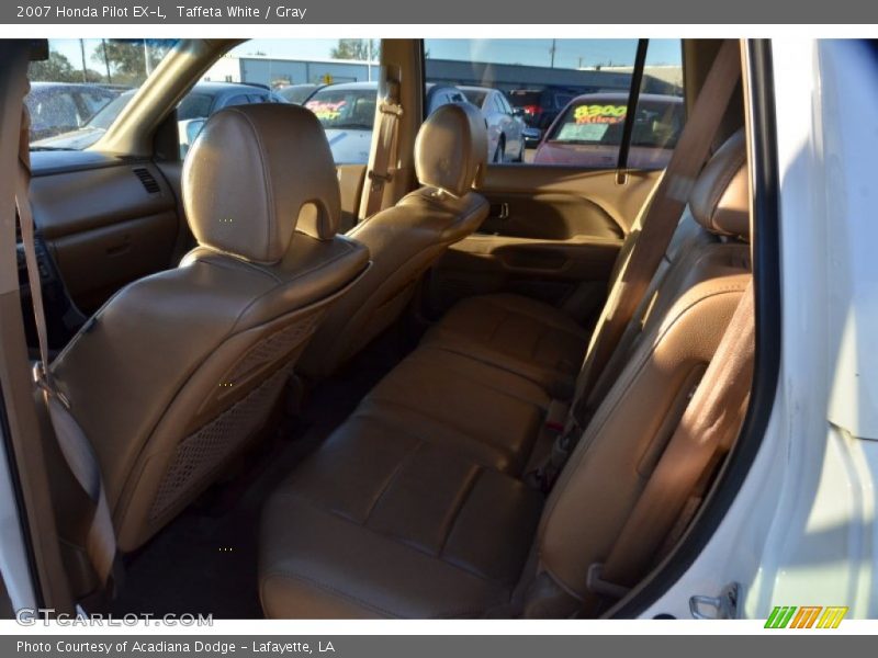 Taffeta White / Gray 2007 Honda Pilot EX-L