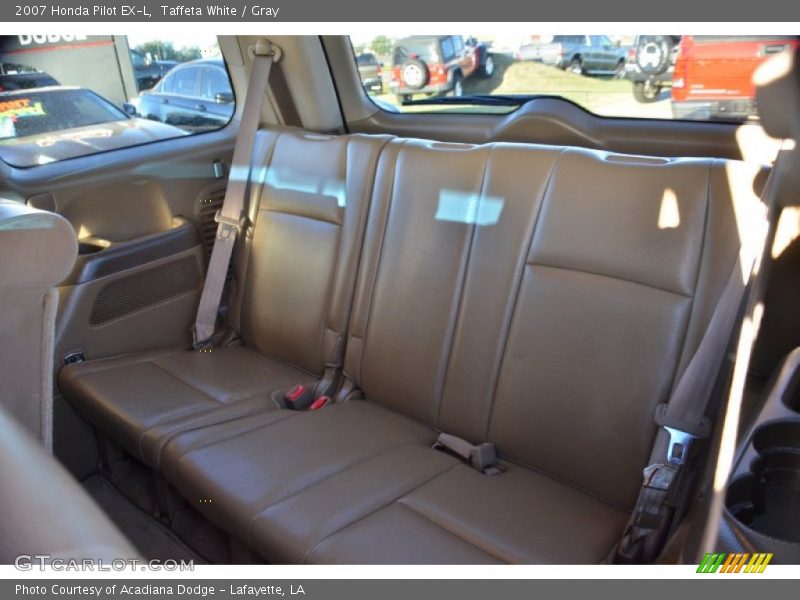Taffeta White / Gray 2007 Honda Pilot EX-L