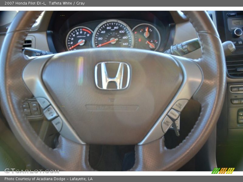 Taffeta White / Gray 2007 Honda Pilot EX-L