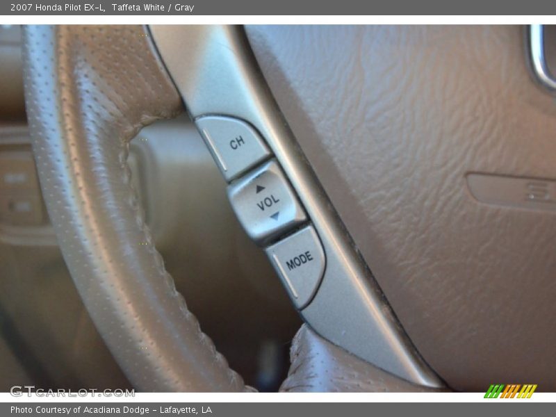 Taffeta White / Gray 2007 Honda Pilot EX-L