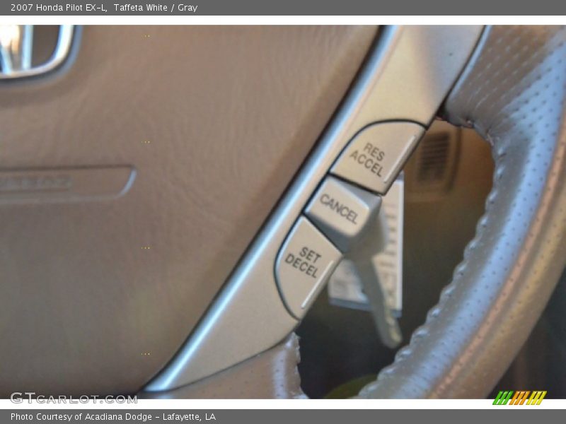 Taffeta White / Gray 2007 Honda Pilot EX-L