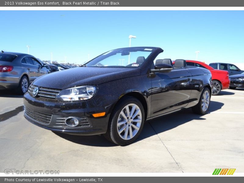 Black Pearl Metallic / Titan Black 2013 Volkswagen Eos Komfort