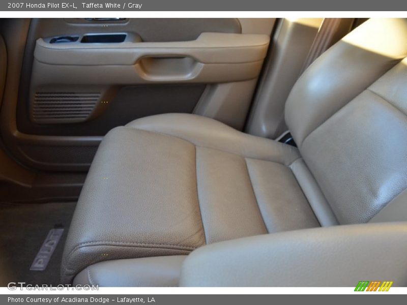 Taffeta White / Gray 2007 Honda Pilot EX-L