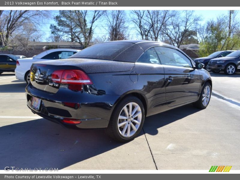 Black Pearl Metallic / Titan Black 2013 Volkswagen Eos Komfort