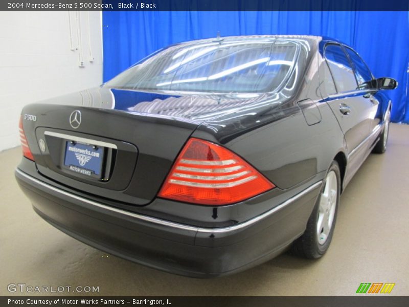 Black / Black 2004 Mercedes-Benz S 500 Sedan