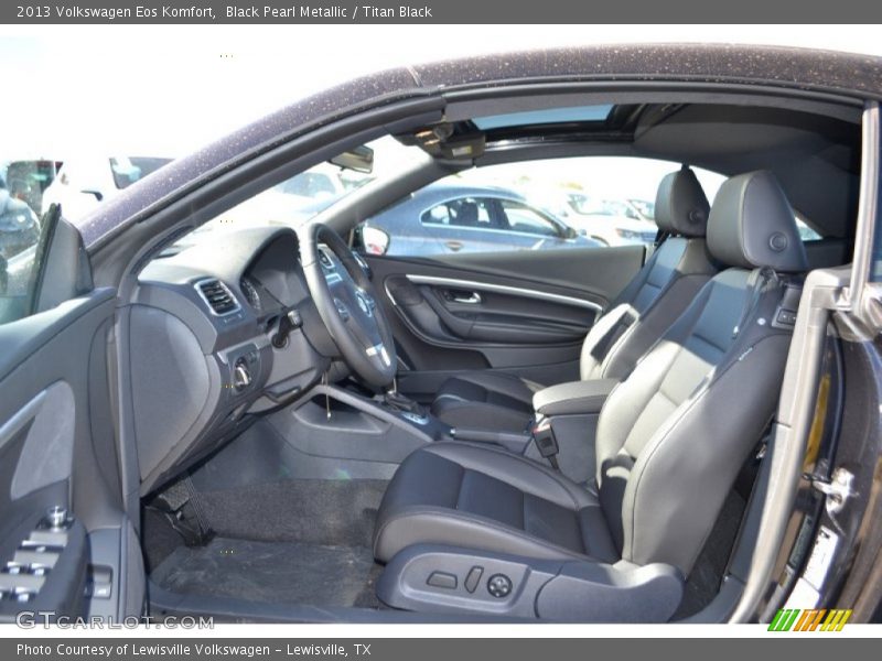 Black Pearl Metallic / Titan Black 2013 Volkswagen Eos Komfort