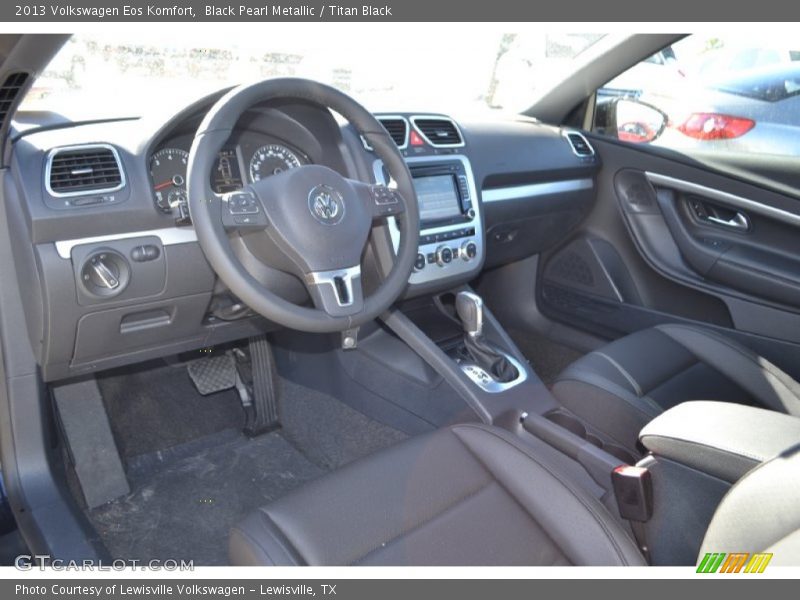 Black Pearl Metallic / Titan Black 2013 Volkswagen Eos Komfort