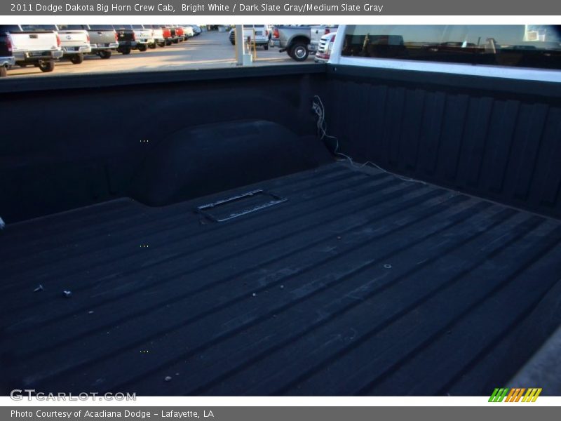 Bright White / Dark Slate Gray/Medium Slate Gray 2011 Dodge Dakota Big Horn Crew Cab