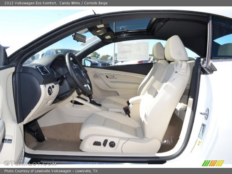 Candy White / Cornsilk Beige 2013 Volkswagen Eos Komfort
