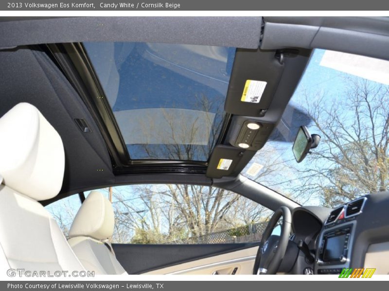 Candy White / Cornsilk Beige 2013 Volkswagen Eos Komfort