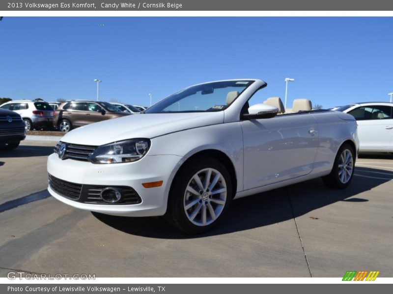 Candy White / Cornsilk Beige 2013 Volkswagen Eos Komfort