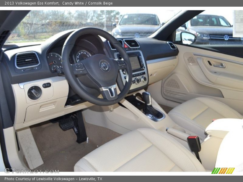 Candy White / Cornsilk Beige 2013 Volkswagen Eos Komfort