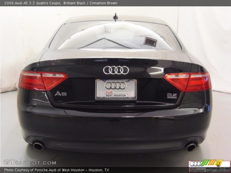 Brilliant Black / Cinnamon Brown 2009 Audi A5 3.2 quattro Coupe